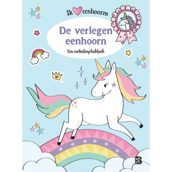 uitgeverij ballon verhalenplakboek de verlegen eenhoorn