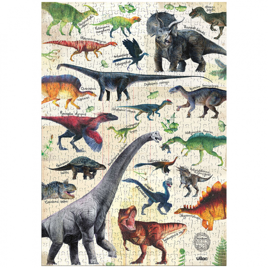 vilac puzzel dinosaurussen - 500st