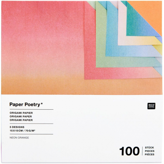 vouwpapier origami linear gradient - 50st