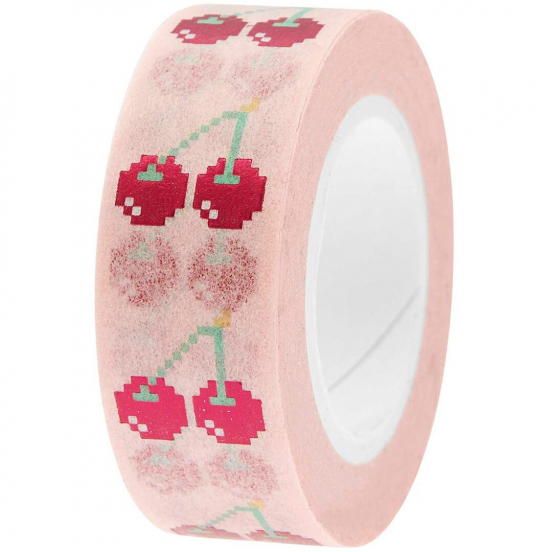 washi tape - kersen pixel