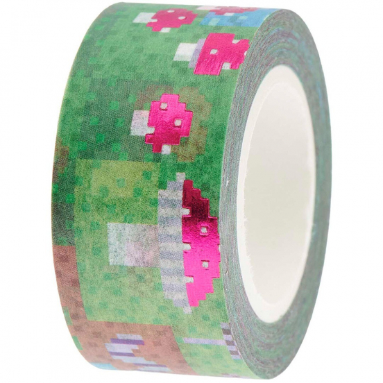 washi tape - paddenstoel 