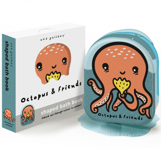 wee gallery badboekje colour me - octopus and friends 