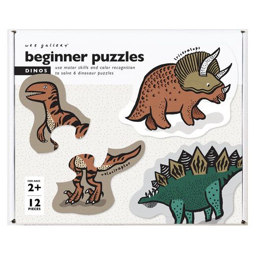 wee gallery puzzel dino's - 6x2st