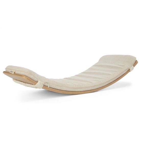 wobbel matras voor starter - corduroy - soft cream