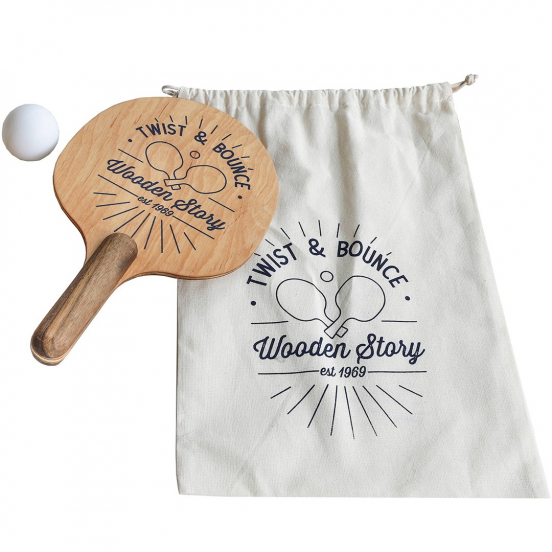 wooden story tafeltennisset twist and bounce - 1st