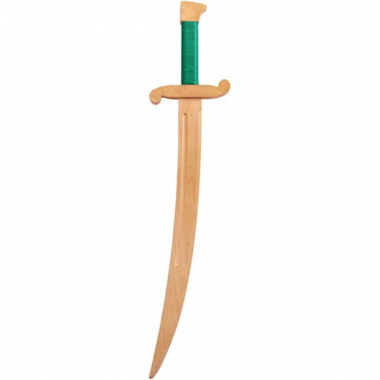 woodsy ottomaans zwaard met groen gevest - 58,5 cm