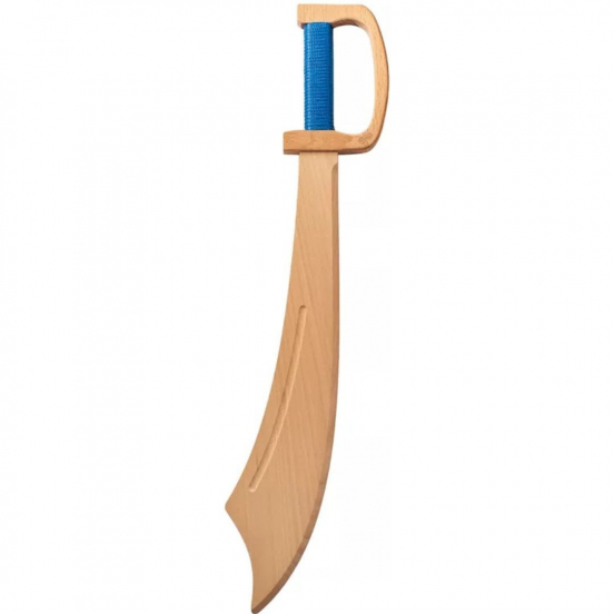 woodsy piraten zwaard met blauw gevest - 57 cm