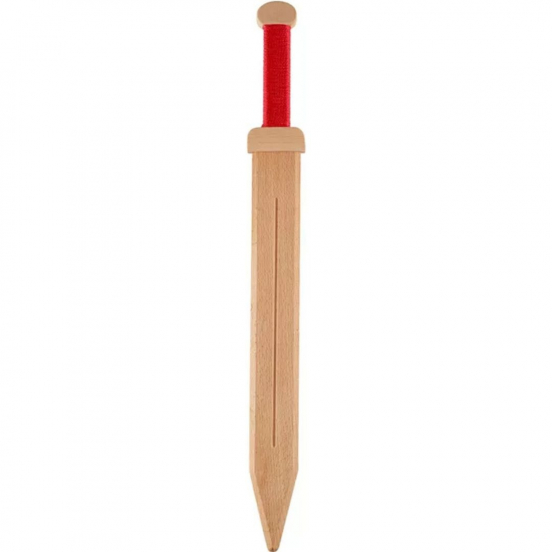 woodsy romeins zwaard met rood gevest - 53,5 cm