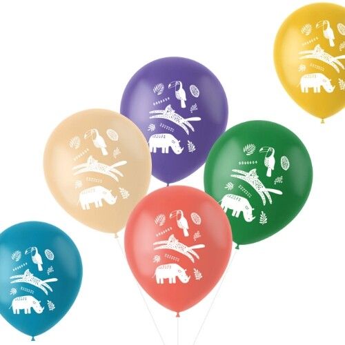 ballonnen zoo party - 6st